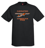 Cubcrafters Carbon Cub FX3 (Orange) Airplane T-Shirt - Personalized w/ Your N#