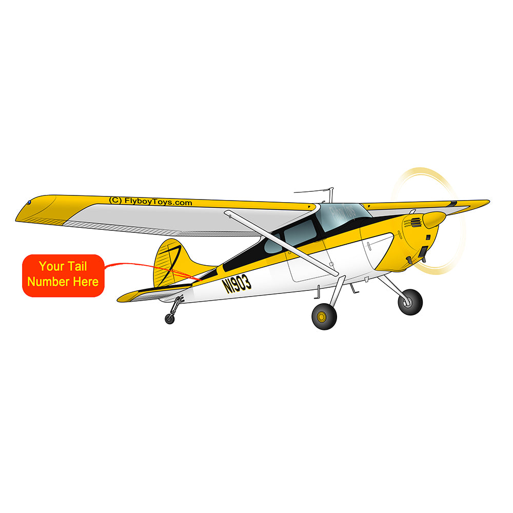 Airplane Design (Yellow/Black) - AIR35JJ170-YB1