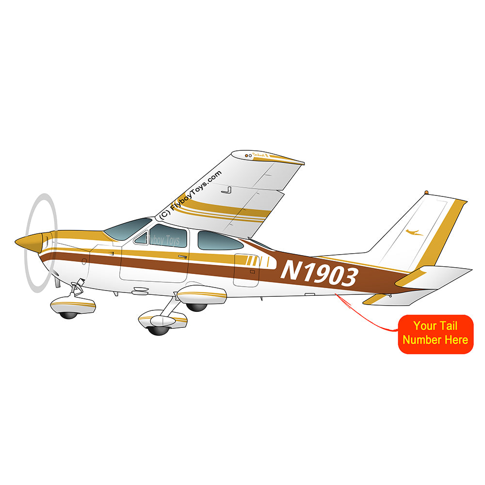 Airplane Design (Yellow/Brown) - AIR35JJ177-YB1