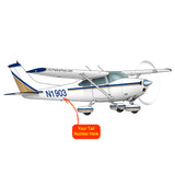 Airplane Design (Yellow/Blue) - AIR35JJ182D-YB1