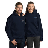 Custom Embroidered Gildan Hoodie - Personalized w/ your Airplane Aircraft