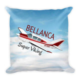 Bellanca Super Viking Airplane Custom Throw Pillow Case Stuffed & Sewn