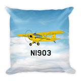 Airplane Custom Throw Pillow Case Stuffed & Sewn AIRG9G3L2J3-Y2