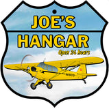 My Hangar Custom 11.5" x 11.5" HD Metal Shield Sign