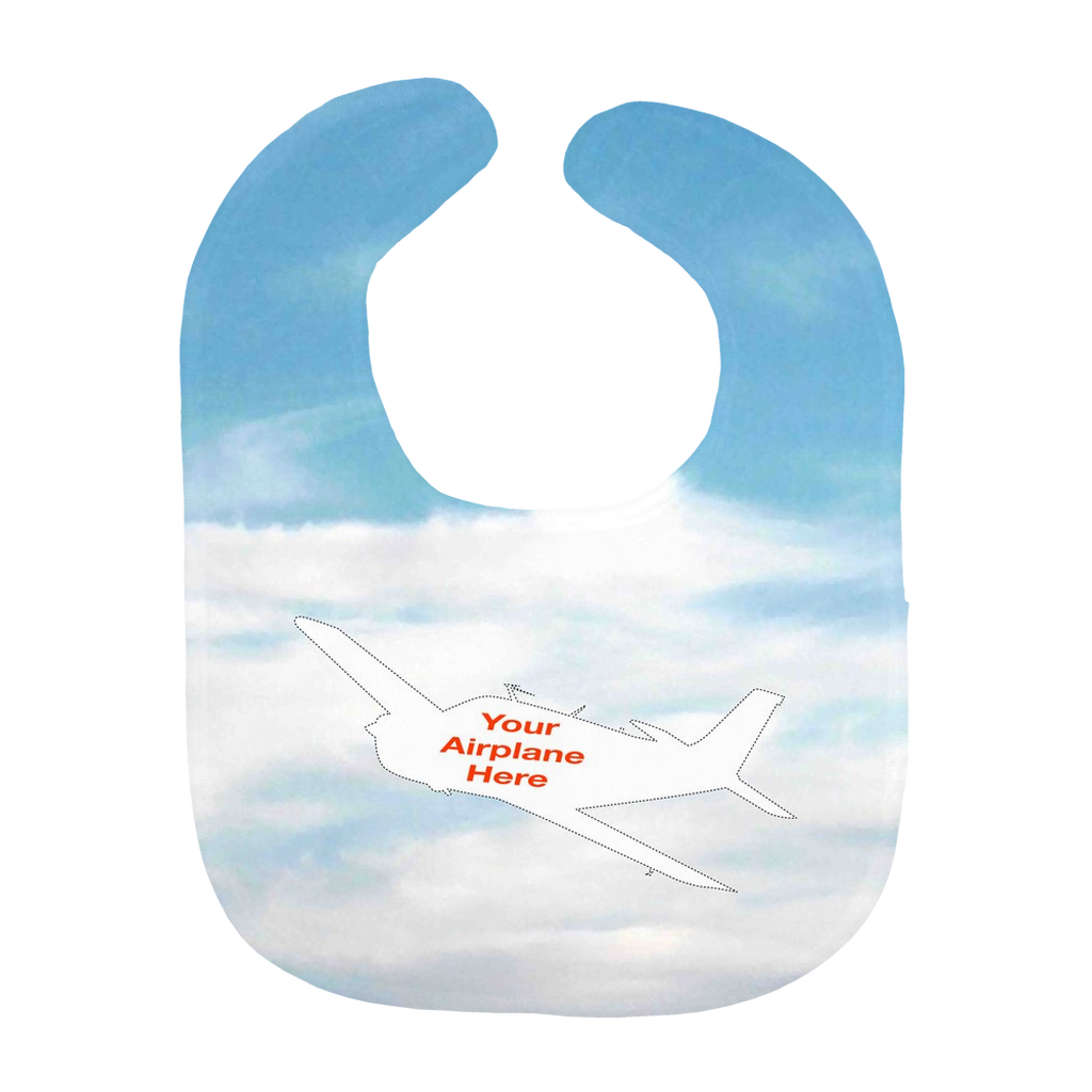 Custom Airplane Baby Bibs