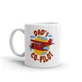 Dad's Co-Pilot Theme Mug - AIR255JK1-RB1 - Personalized w/ N#