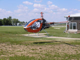 Helicopter Design (Orange/White) - HELI517R&D-OW1