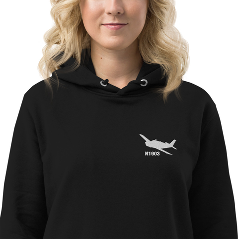 Custom Embroidered Hoodie Dress - Personalized w/ your Airplane Aircraft