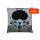 Fly Safe Dad Throw Pillow Case Stuffed & Sewn