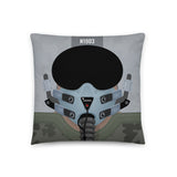 Fly Safe Dad Throw Pillow Case Stuffed & Sewn