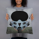 Fly Safe Dad Throw Pillow Case Stuffed & Sewn