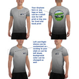 Custom All-Over Print Men's Athletic T-shirt