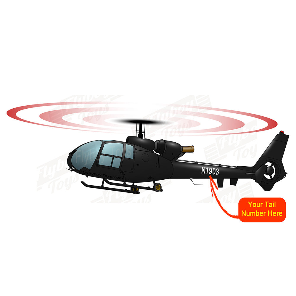 Helicopter Design (Black) - HELI15I71Q-BLK1
