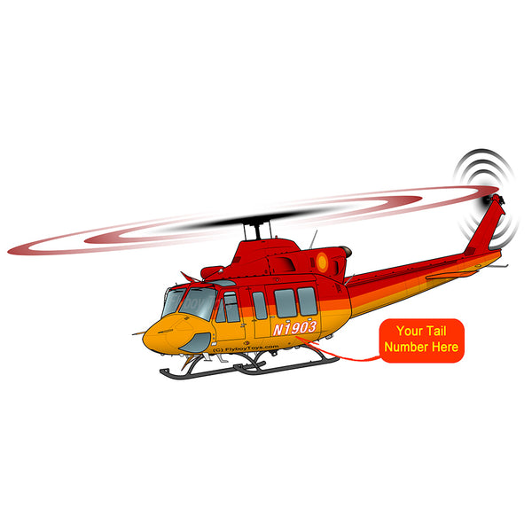 Helicopter Design (Red/Gold) - HELI25C412-RG1 – Flyboy Toys