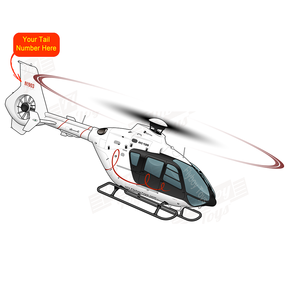 Helicopter Design (Black) - HELI5LIEC135-BLK1
