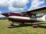 Airplane Design (Burgundy/Tan) - AIR35JJ177-BT2