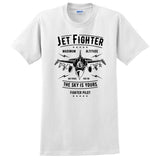 Jet Fighter Airplane Aviation Vintage T-Shirt