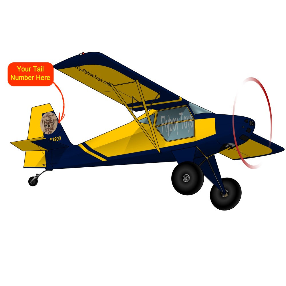 Airplane Design (Yellow/Blue) - AIRALJ897-YB1