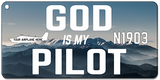 Custom GOD is my PILOT Aluminum Key Chain