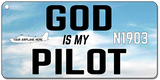 Custom GOD is my PILOT Aluminum Key Chain