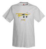 Airplane T-shirt (AIRB9LIGHT-YB1) - Personalized with N#