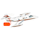 Airplane Design (Red/Gold) - AIRC5124-RG1
