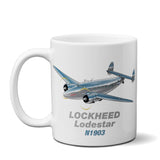 Lockheed Model 18 Lodestar Airplane Ceramic Mug - Personalized w/ N#