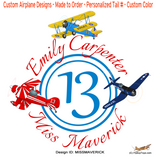 Miss Maverick Lucky 13 Airplane Design