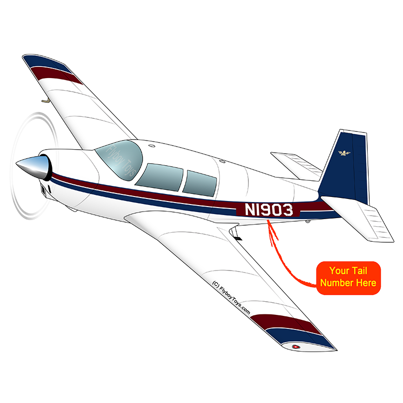 Airplane Design (Red/Blue #3) - AIRDFFM20-RB3
