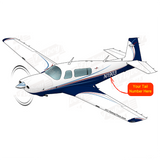 Airplane Design (Blue/Red) - AIRDFFM20R-BR1