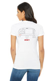 The VariEze Returns - N38EM Bella 6004 Women's T-shirt