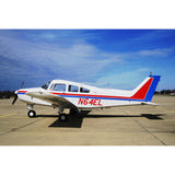 Beechcraft 23 Musketeer Blue Red model