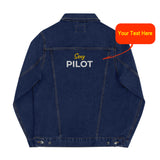 Custom Embroidered Unisex Denim Jacket