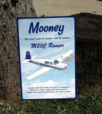 Mooney M20/M20C Ranger (Blue#2) HD Airplane Sign