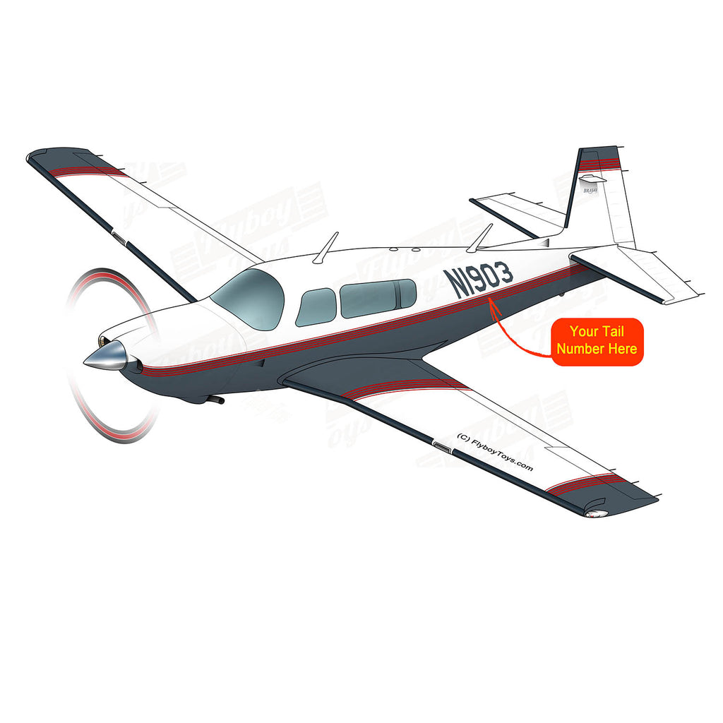 Airplane Design (Grey/Maroon) - AIRDFFM20K-GM1
