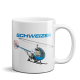 Schweizer 300 CBI Helicopter Ceramic Mug - Personalized w/ N#