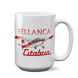 Bellanca Citabria 7KCAB Airplane Ceramic Mug - Personalized w/ N#