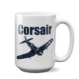 Vought FG-1D Corsair Airplane Ceramic Mug - Personalized w/ N#