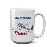 Grumman American Tiger AA1-5B Airplane Ceramic Mug - Personalized w/ N#