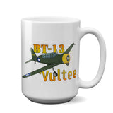 Vultee BT-13 Valiant Airplane Ceramic Mug - Personalized w/ N#