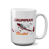 Grumman American AA-5A Cheetah Airplane Ceramic Mug - Personalized w/ N#