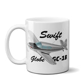 Globe/Temco Swift GC-1B Airplane Ceramic Mug - Personalized w/ N#