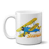 Stearman FSX1 Airplane Ceramic Mug - Personalized w/ N#