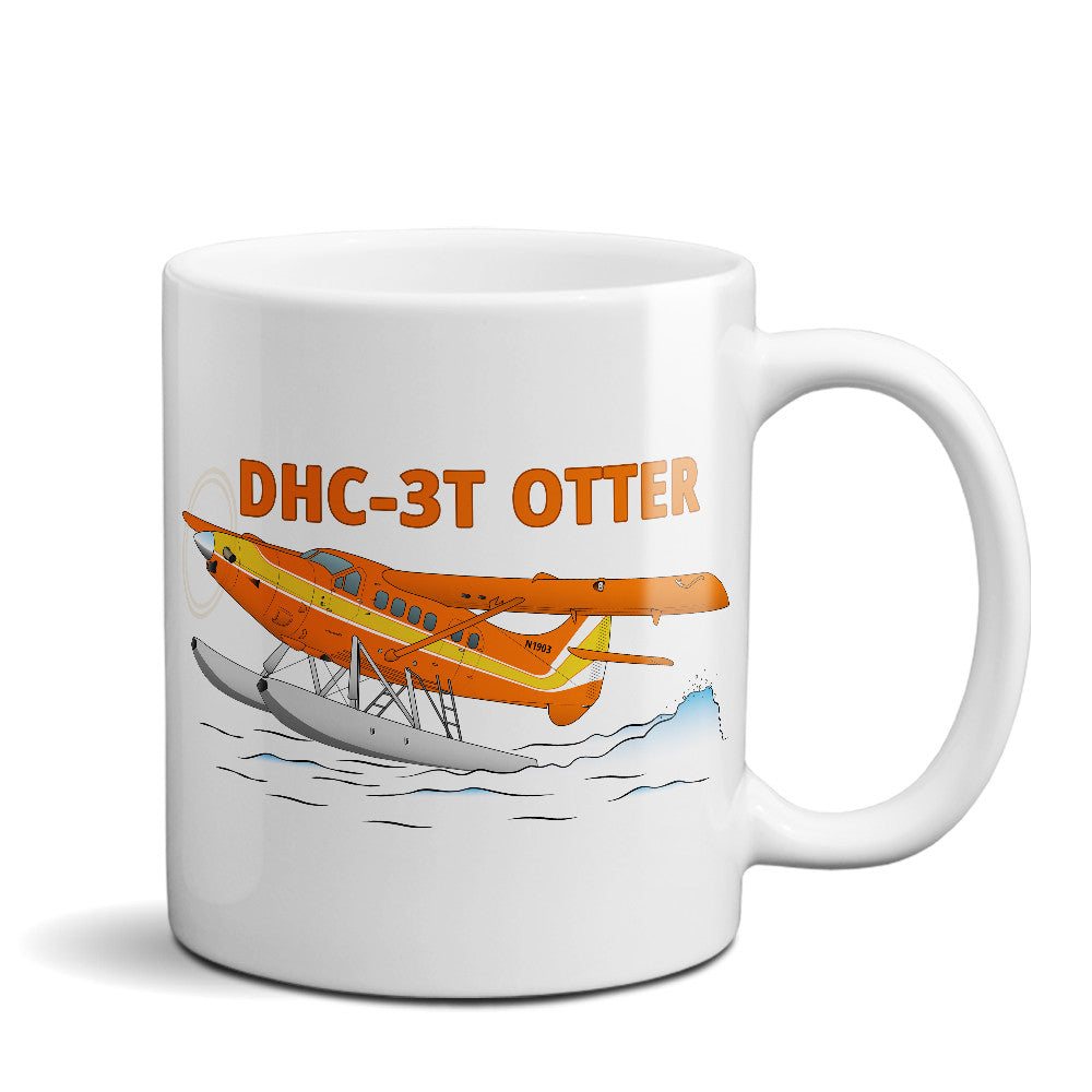 De Havilland DHC-3T Otter Airplane Ceramic Mug - Personalized w/ N#