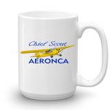 Aeronca 11ACS Chief Scout Airplane Ceramic Mug - Personalized with N#