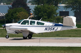 Beechcraft Bonanza V35B Blue Grey model 1