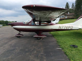 Airplane Design (Burgundy/Tan) - AIR35JJ177-BT2