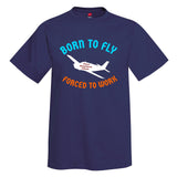 Born to Fly Aviation Theme T-Shirt- Personalized w/ Your Airplane