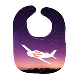 Custom Airplane Baby Bibs