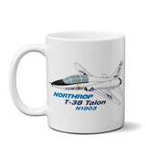 Northrop T-38 Talon Airplane Ceramic Mug - Personalized w/ N#
